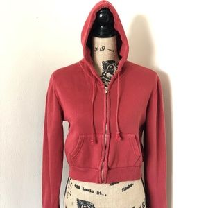 John Gault Cropped Hooded Sweatshirt *One Size